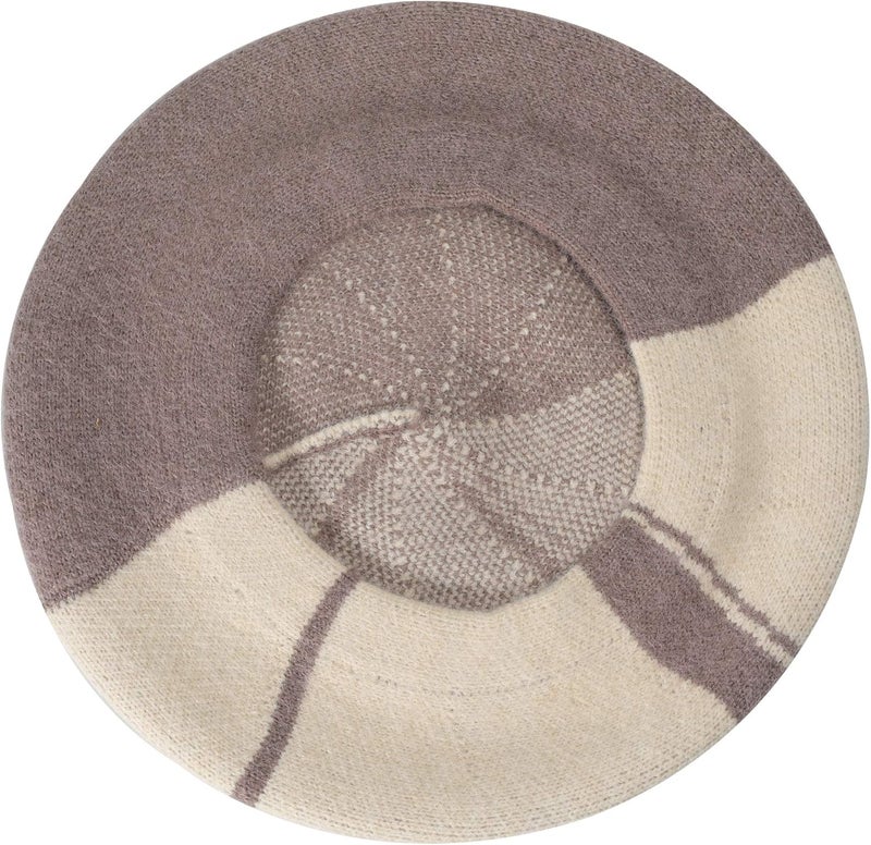 ZLYC French Beret Hat Fashion Print Lightweight Winter Warm Artist Hat for Women - Image 5